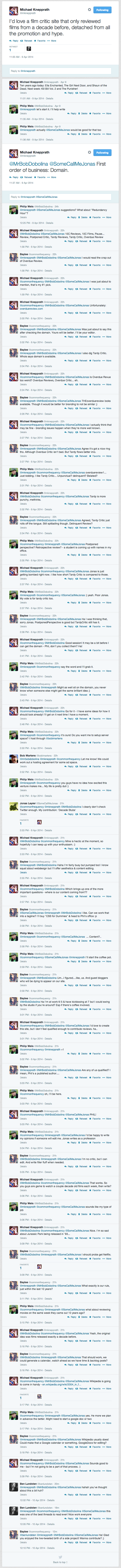 Twitter conversation where the idea began